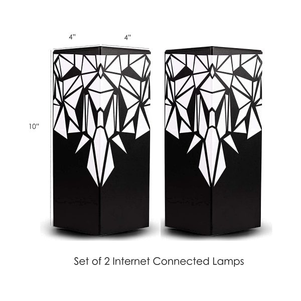 Telepathy Friendship Lamps - Set of 2 | Long Distance WIFI Lamp by ZOCI VOCI