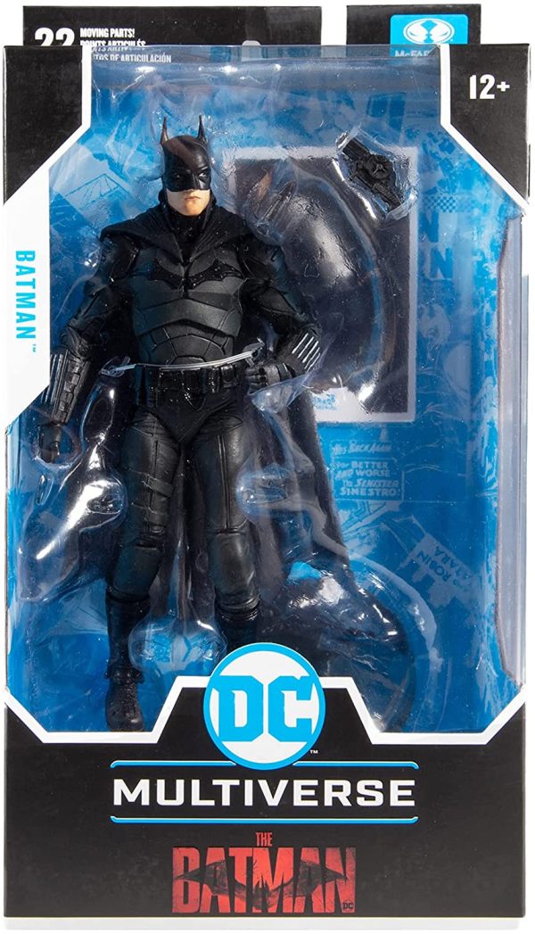 McFarlane Toys Batman: The Batman (Movie) 7" Action Figure with Accessories, Multicolor, - Image 2