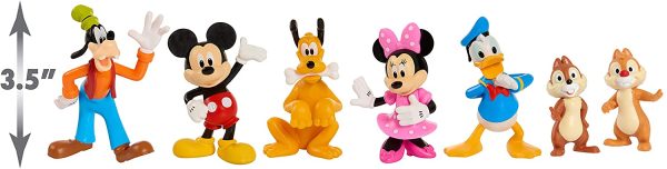 Mickey Mouse 7-Piece Figure Set, Mickey Mouse Clubhouse Toys, Amazon Exclusive - Image 2