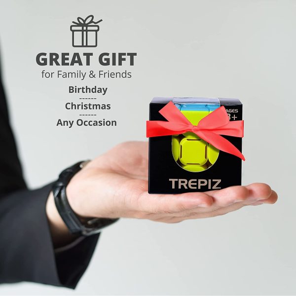 Trepiz - Speed Cube 3x3 - Buttery Smooth, Ultra Durable Magic Cube with Bright Colorful Stickerless Tiles for Brain Exercise Teaser Toy for Puzzle Loving Cubes for Kids & Teenagers - Image 6