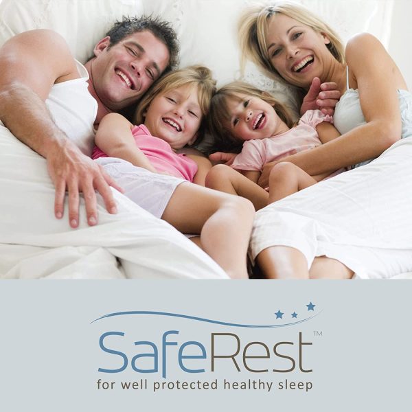 SafeRest Mattress Protector ??Twin XL, Premium, Cotton, Waterproof Mattress Cover Protectors ??White - Image 3