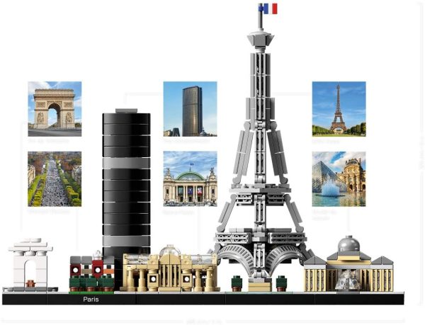 LEGO Architecture Skyline Collection 21044 Paris Building Kit (694 Piece) - Image 2