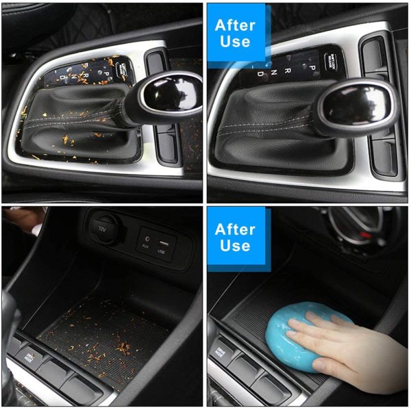 Cleaning Gel for Car Detailing Tools Car Cleaning Kit Automotive Dust Air Vent Interior Detail Detailing Putty Universal Dust Cleaner for Auto Laptop Car Slime Cleaner - Image 2