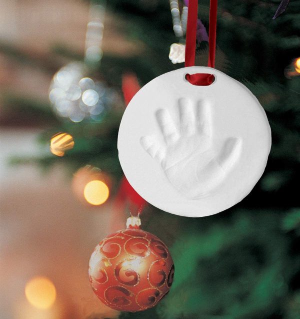 Pearhead Babyprints Baby's First Handprint or Footprint Ornament Kit, Easy No-Bake DIY, Christmas Baby Gift, 50010 - Image 8