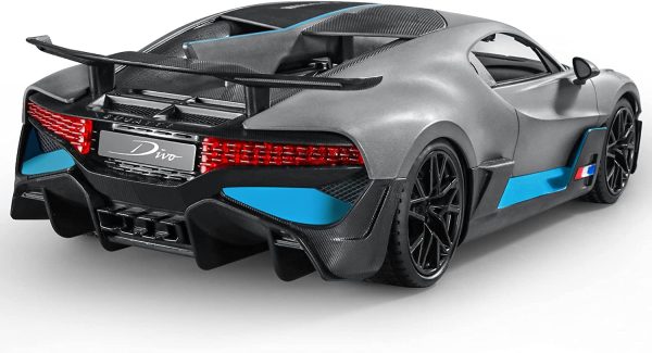 MIEBELY Bugatti Remote Control Car ?M?1/12 Scale RC Car for Children and Adults ?M?Realistic Bugatti Divo Car with Lights ?M?Detachable Steering Ring for Left and Right-Handed ?M?Max Speed 18km/h Toy Car (1/12)