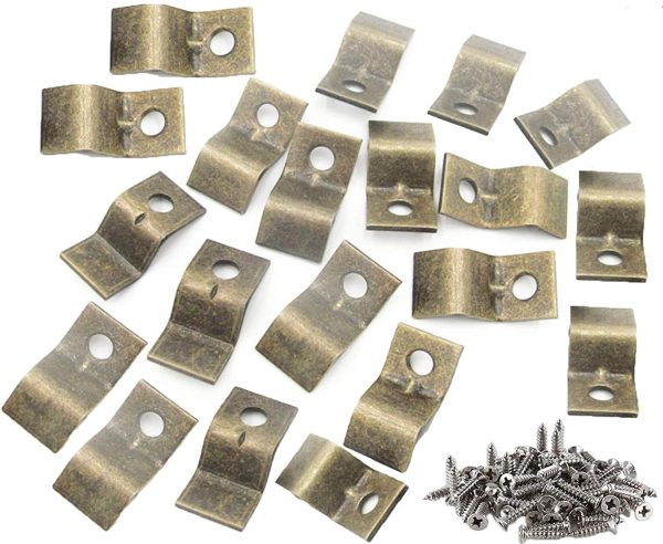 Table Top Fasteners with Screws, Desk Top Fasteners, Heavy Duty Table Top Connectors/Table Clips/Table Top Brackets, Set of 20 Packs (Include 20 Clips and 20 Screws) - Image 3