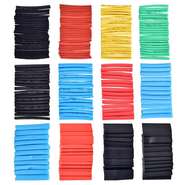 900PCS Heat Shrink Tubing, 2:1 Adhesive Heat Shrink Wrap, Shrink Tube for Wires Cord Protector