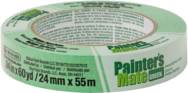 Painter's Mate 671372 8-Day Painting Tape, Green (Single Roll), 0.94"x 60 yd - Image 3