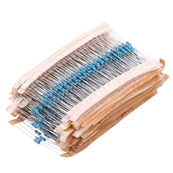 1280pcs 1/4W 64 Values 1-10M ohm Resistors Assortment High Precision Stable Metal Film Components Kit Set - Image 8