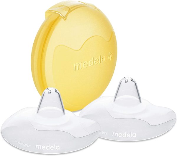 Medela Contact Nipple Shield for Breastfeeding, 16mm Nippleshield, For Latch Difficulties or Flat or Inverted Nipples, 2 Count with Carrying Case, Made Without BPA - Image 5