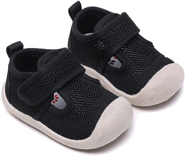 Baby First-Walking Shoes Boys Girls,Girls Trainers Toddler Infant,Boys Baby Shoes,1-4 Years Kid Shoes,Baby Outdoor Shoes,Toddler Sneakers,Non Slip Soft Sole Breathable Lightweight Outdoor Sneaker - Image 5