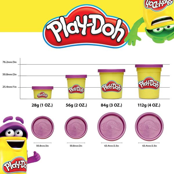 Play-Doh Modeling Compound 10-Pack Case of Colors, Non-Toxic, Assorted, 2 oz. Cans, Ages 2 and up, Multicolor (Amazon Exclusive)