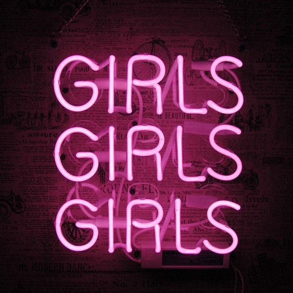 (GIRLS GIRLS GIRLS 10''x10'') Neon Sign Light,Advertising Sign Nightlight,Handmade Real Glass Tube,Beer Bar Pub Home Room Windows Garage Wall Decor Wedding Party Decoration - Image 4