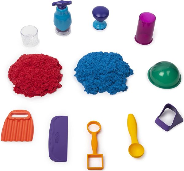 , Sandisfying Set with 2lbs of Sand and 10 Tools, Play Sand Sensory Toys for Kids Ages 3 and up - Image 9