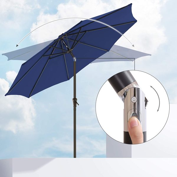 SONGMICS Patio Umbrella, Outdoor Table Umbrella, Sun Shade for Garden Balcony - Image 7