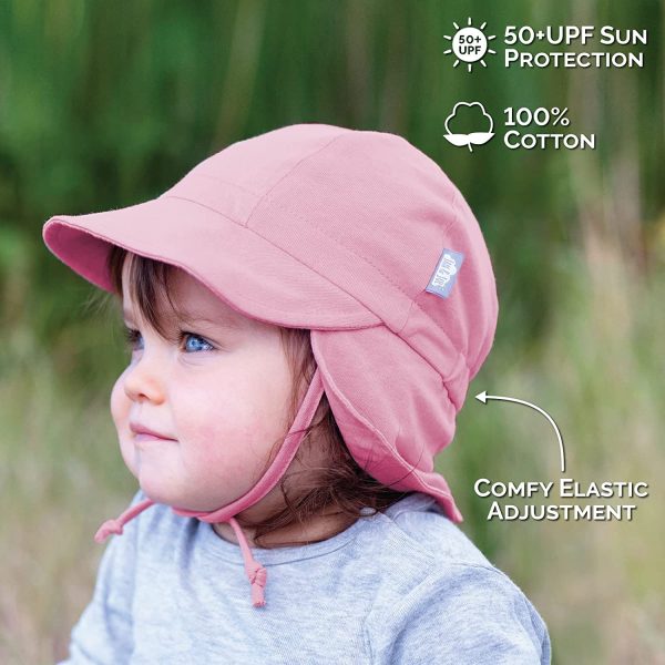 Jan & Jul Sun Soft Baby Cap | Cotton Neck Flap Hat for Littles - Image 4