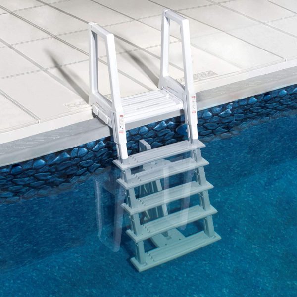 Blue Wave NE1175 Heavy Duty in-Pool Ladder - White - Image 2