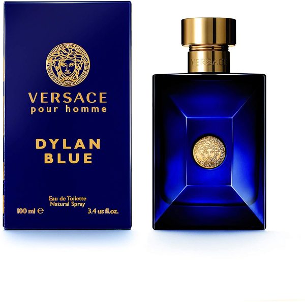 VERSACE Pour Homme Sealed Dylan Blue Eau de Toilette, 3.4 Ounce