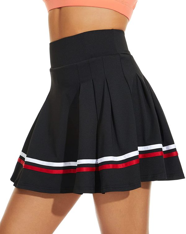 Betaven Pleated Tennis Skirts for Women with Pockets Athletic Running Golf Skirt Shorts - Image 4