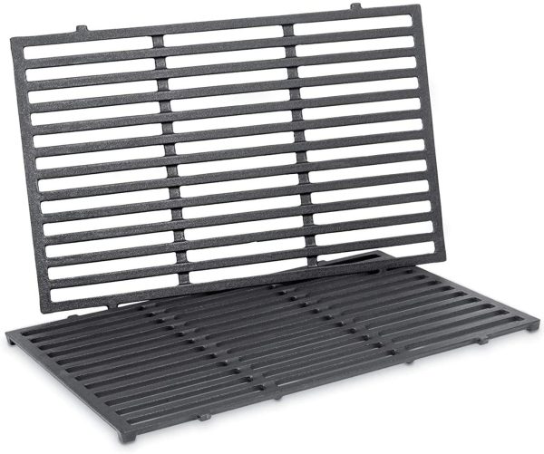 Utheer 7524 19.5 Inches Cast Iron Cooking Grid Grates for Weber Genesis E-310/ E-320/ E-330, Genesis S-310/ S-320/ S-330, Genesis EP-310/ EP-320/ EP-330 Gas Grill, Replaces for Weber 7524/7528 - Image 5