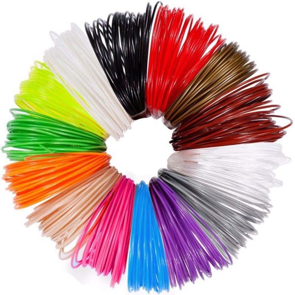 3D Pen Filament Refills 3D Printer Filament Refills | PLA 1.75mm | 12/18 /Colour Array (12/18 Random Colors, Each 5meter/16.4ft) (12 Colors, 12 Colors) - Image 4