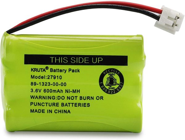 27910 Cordless Phone Battery Pack Compatible with AT&T 89-1323-00-0 Motorola SD-7501 Vtech 27910 I6725 RadioShack 23-959 Home Handset 3.6V Ni-MH - Image 5