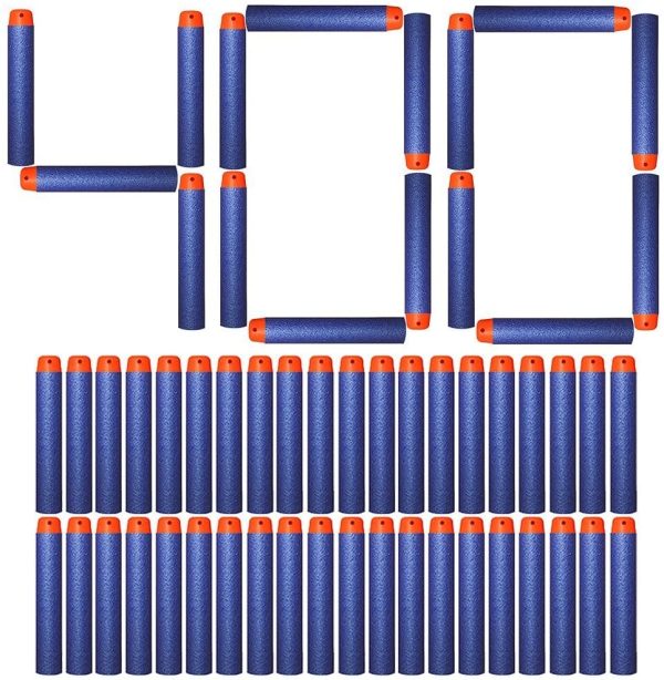 AMOSTING Foam Bullets Refill Dart Pack for N-Strike Elite Blasters Nerf Guns Standard Size?M?00PCS Blue - Image 6