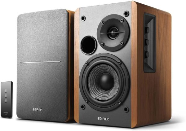 Edifier R1280T Powered Bookshelf Speakers - 2.0 Stereo Active Near Field Monitors - Studio Monitor Speaker - Wooden Enclosure - 42 Watts RMS - Image 7