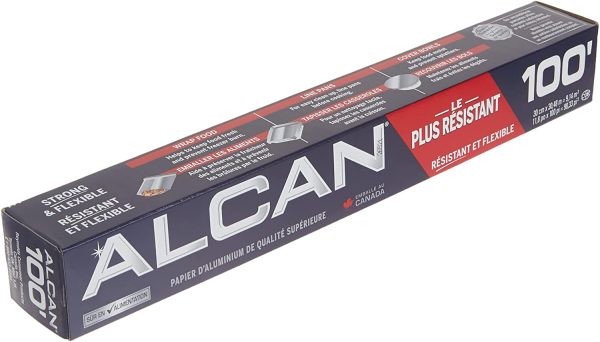 Alcan aluminum foil, 30 cm x 30.48 m, 3 Count - Image 2