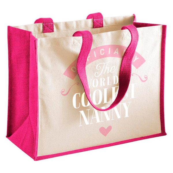 Nanny Gift Bag Novelty Shopping Tote Idea Birthday Keepsake Present