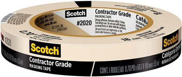 Painter's Tape Masking Tape Contractor Grade, 18 mm - 2020 - Image 2