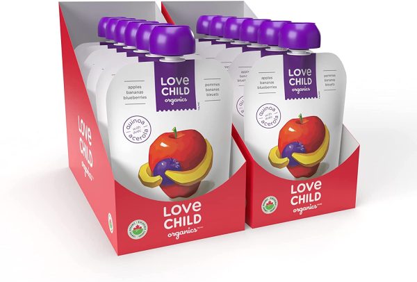 Superblends, Apples, Bananas, Blueberries, Baby Food, 128ml Pouch Puree (12 Pack), 6 months plus - Image 3