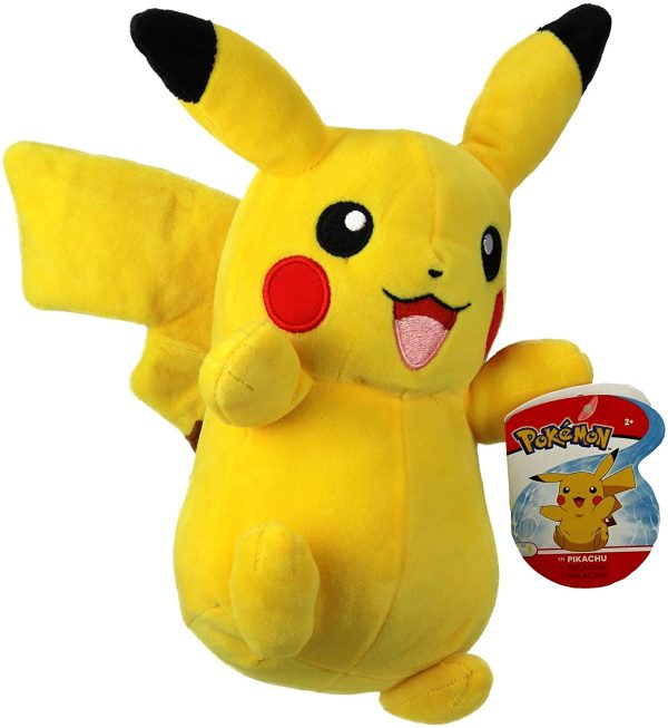 Pokemon Pikachu 8" Plush - Officially Licensed and Stuffed Animal Material - Image 5