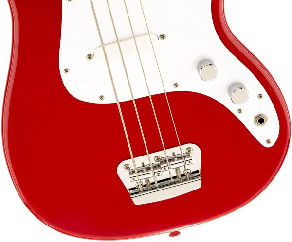 Squier by Fender Bronco Bass, Torino Red - Image 3