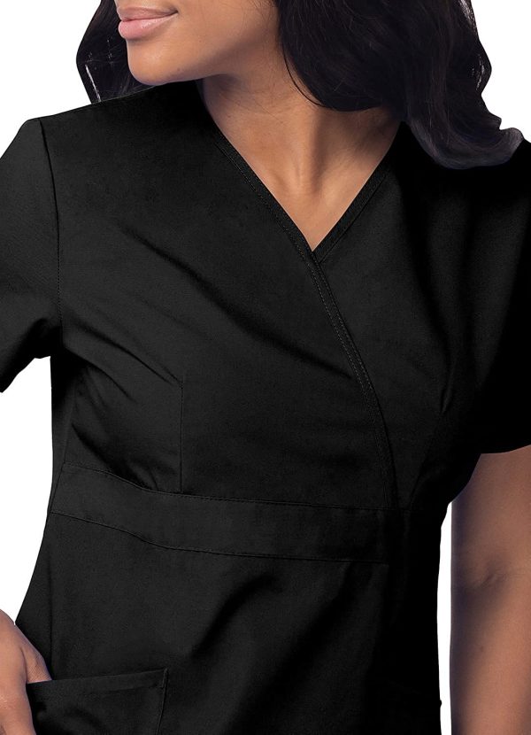 SIVVAN Scrubs for Women - Mock Wrap & Cargo Pants Scrub Set - Image 2