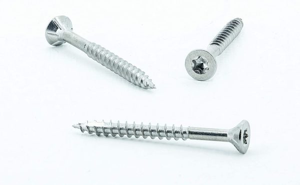 8 x 1 5/8 Inch Stainless Steel Deck Screws 350 Box T20 Star Drive Included - Image 5