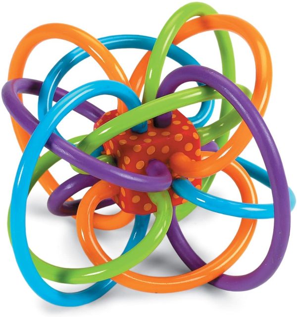 Manhattan Toy Winkel Rattle and Sensory Teether Toy - Image 6