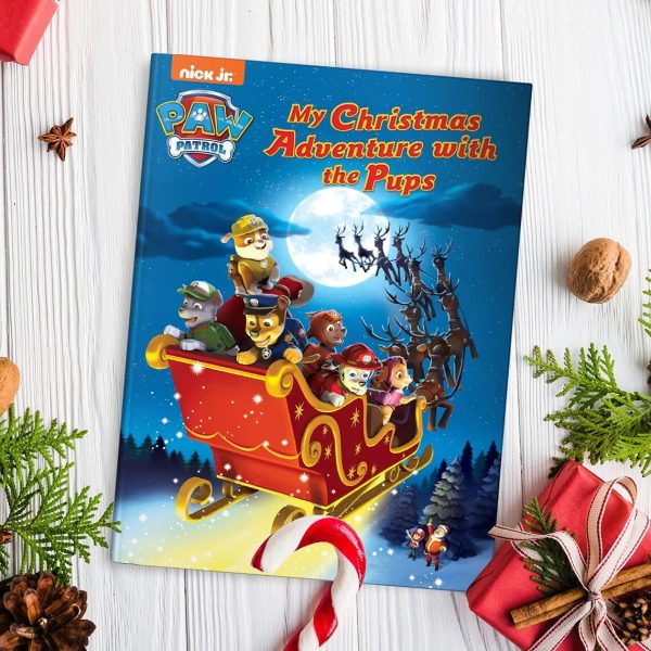 Personalized PAW Patrol Book: My Christmas Adventure with the Pups (Large Hardback)