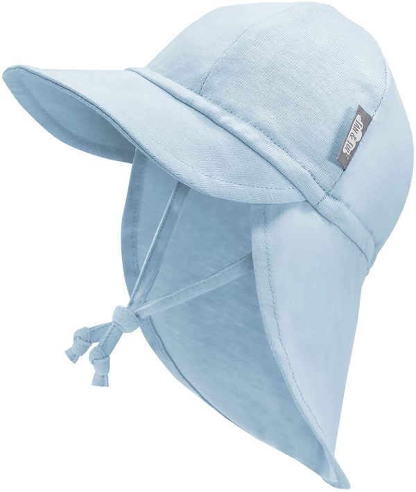 Jan & Jul Sun Soft Baby Cap | Cotton Neck Flap Hat for Littles