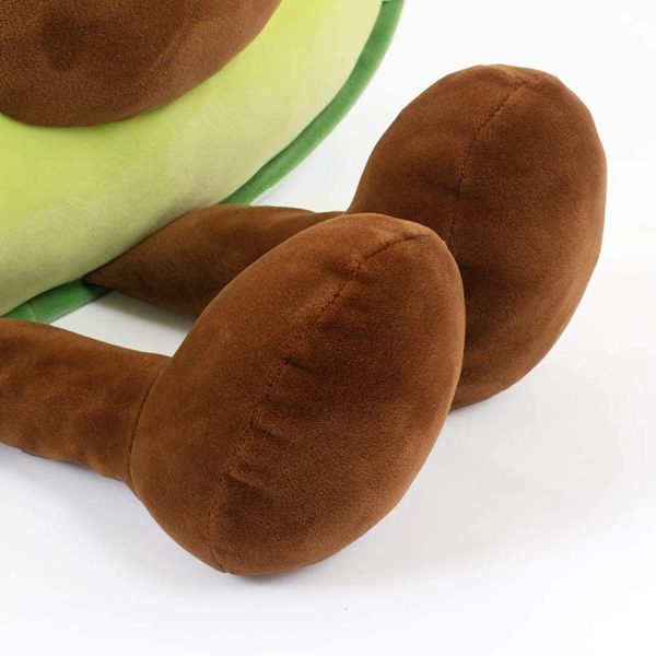 Avocado Fruit Soft Plush Toy Furry Stuffed Toy Avocado Plush Doll Cute Toy Stuffed Pillow (16.5 inch Including Legs) Pretty Gift for Girl and Boy Friends