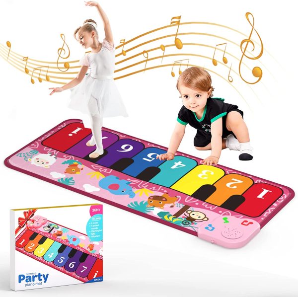 Piano Mat Kids Toys, Musical Piano Keyboard Dance Mat Early Educational Toys for Baby Girls Boys Toddlers - Image 5