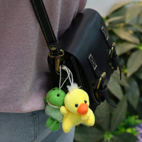 Piece Mini Plush Animal Toy Set, Cute Small Animals Plush Keychain Decoration for Themed Parties, Kindergarten Gift Giveaway, Teacher Student Award, Goody Bags Filler for Boys Girls Child Kid - Image 3