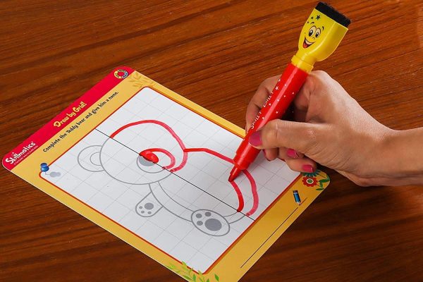 Skillmatics Educational Game : Boredom Buster | Reusable Activity Mats with Dry Erase Marker | Gifts, Travel Toy & Learning Tool for Ages 3-6