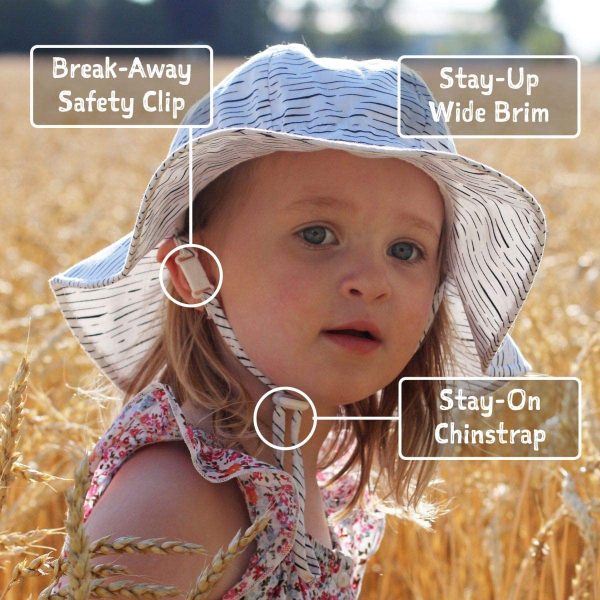 Jan & Jul GRO-with-Me UPF 50+ Girls Cotton Floppy Sun-Hat for Baby, Toddler, Kids - Image 5