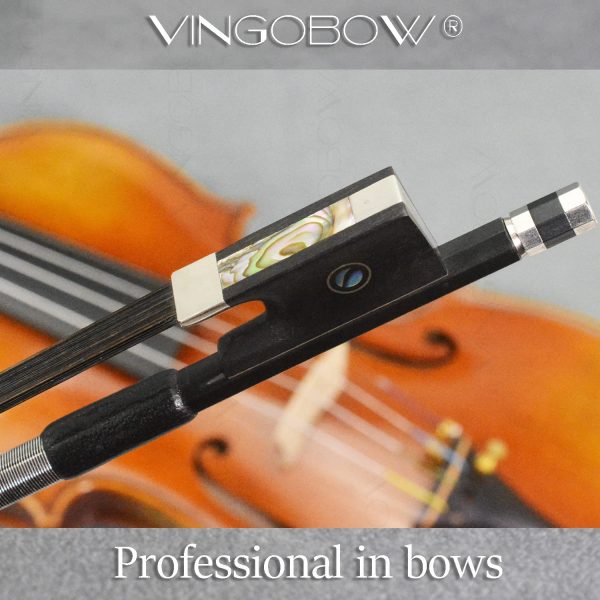 NEW 4/4 Black Carbon Fiber VIOLIN BOW Graphite Carbon STRAIGHT and Good Balance! - Image 6