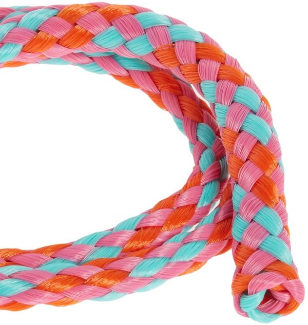 Weaver Leather Livestock Poly Rope Sheep Halter, Hot Pink/Coral/Mint - Image 3