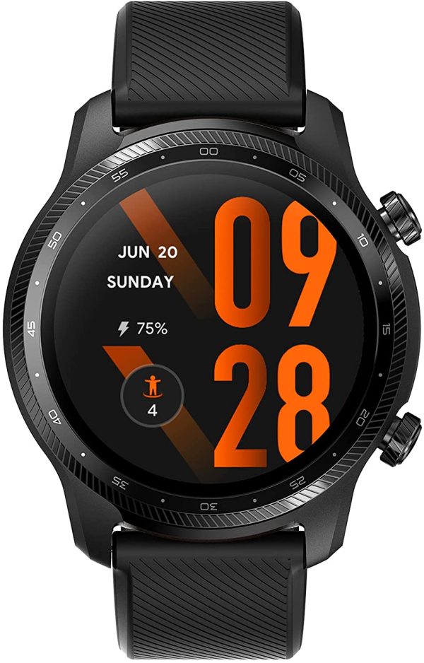 TicWatch Pro 3 Ultra GPS Smartwatch Qualcomm SDW4100 and Mobvoi Dual Processor System Wear OS Smart Watch for Men Blood Oxygen IHB AFiB Detection Fatigue Assessment 3-45 Days Battery NFC Mic Speaker - Image 3