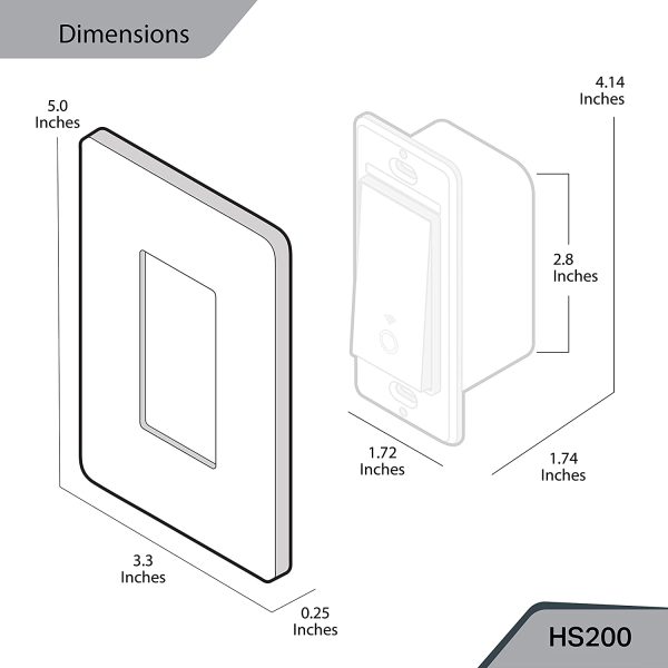 Single Pole Light Switch by TP-Link (HS200P3) - Neutral Wire and 2.4GHz Wi-Fi Connection Required, Not Dimmer Switch, Works with Alexa and Google Home, No Hub Required, UL Certified, 3-Pack - Image 7