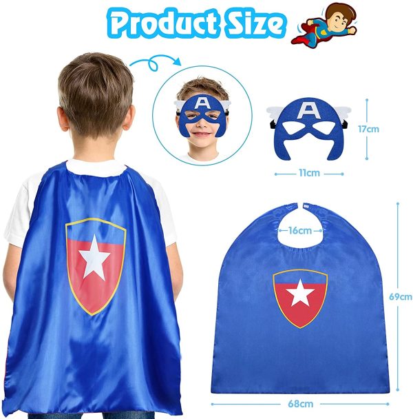 3-12 Year Old Boy Gifts,ROKO Superhero Costume for Kids Cosplay Party Loot Bag - Image 3