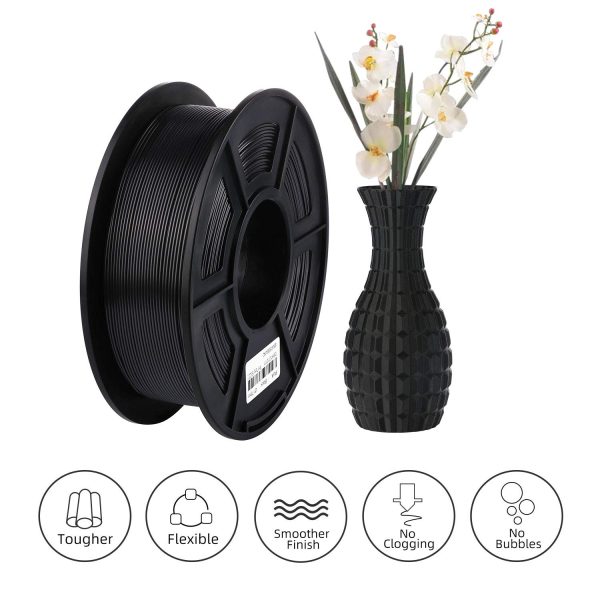 ANYCUBIC 3D Printer Filament,1.75mm Dimensional Accuracy +/- 0.02 mm PLA Filament for Most 3D Printers (Black) - Image 5